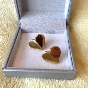 Kate Spade - large 💛 shaped earrings!  Rarely worn.
